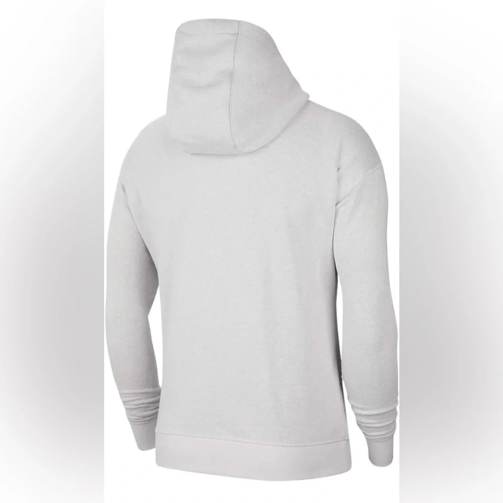 Nike Light Gray Zip-Up Hoodie